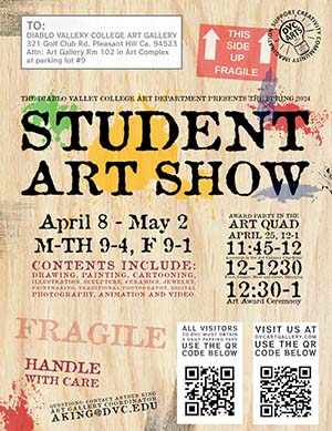 Poster for Spring Student Art Show