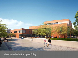 Click on image for larger view from main campus entry