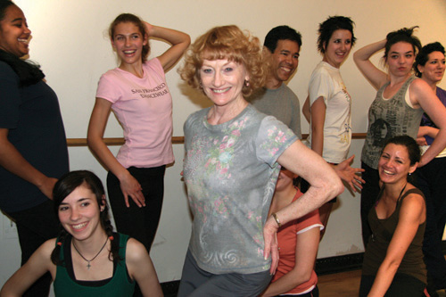 Sheri Stockdale and dancers