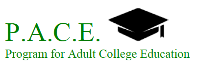 PACE - Program for Adult College Edcuation (logo)
