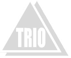T R I O logo