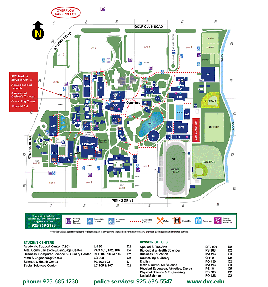 DVC Campus Map