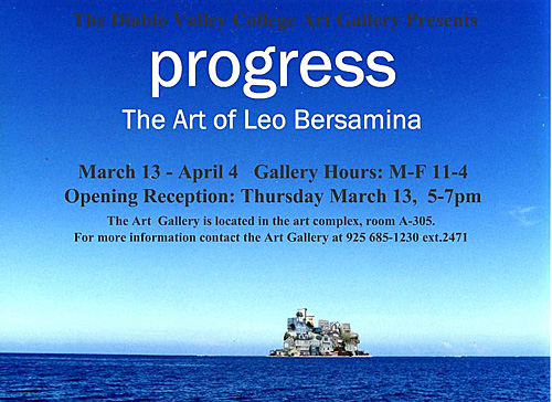 Art Gallery Presents:  progress  The Art of Leo Bersamina