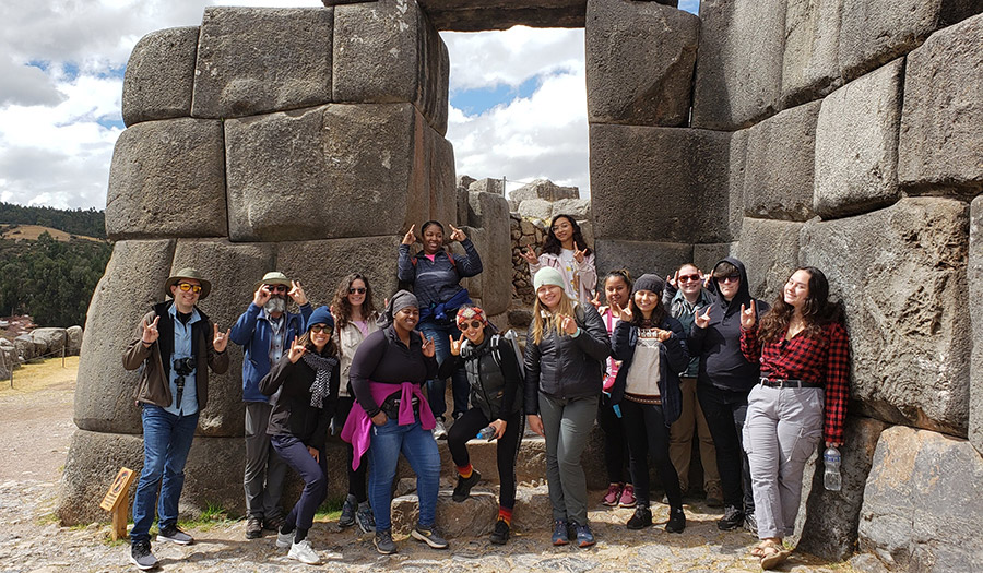 DVC Study Away students in Peru