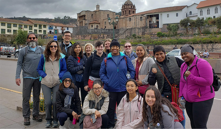 DVC Study Away students in Peru