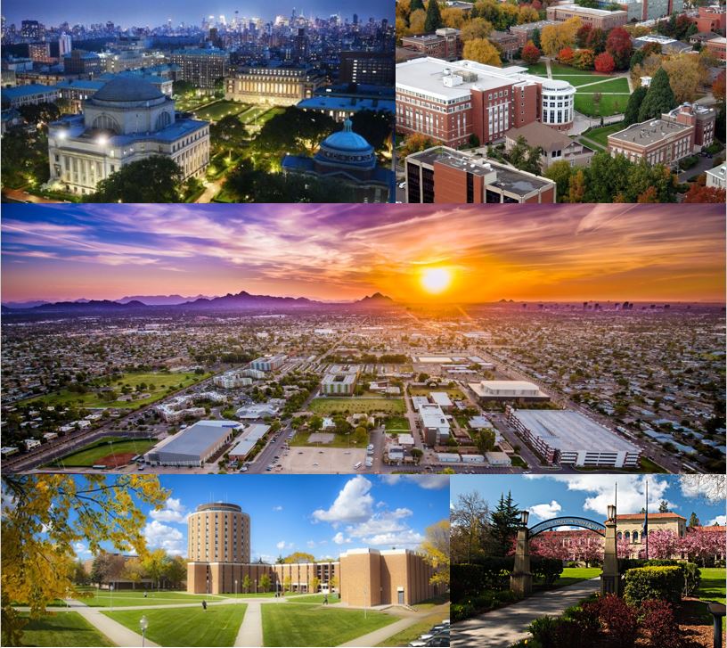 List of U.S. Colleges and Universities by State