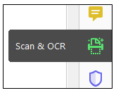 Scan & OCR button