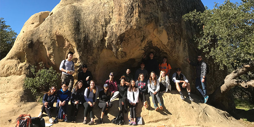 Students at Mt. Diablo, Bio-126