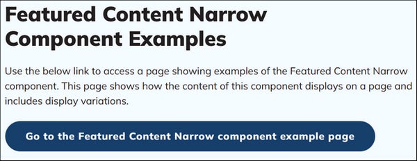 Link to component example page at the bottom of a component page