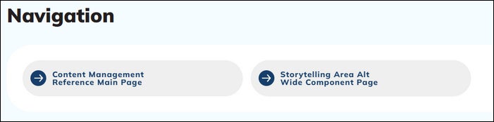 Navigation at the top of one-column example pages