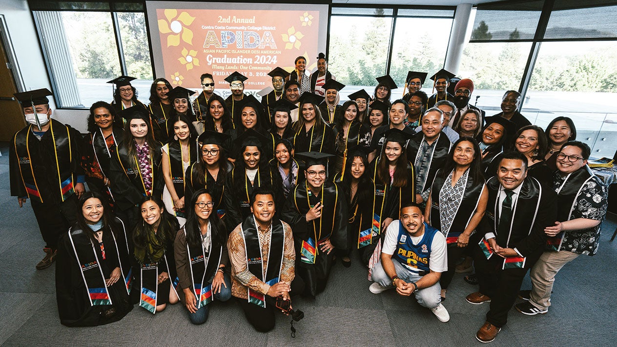 DVC Asian American, Native Hawaiian and Pacific Islander graduating class of 2024.