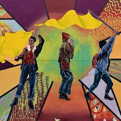 Graffiti artwork by DVC students