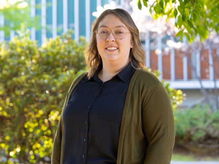 DVC GIS/GPS alum Andrea Jacobs on the DVC campus