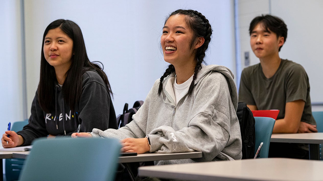 DVC students in class.