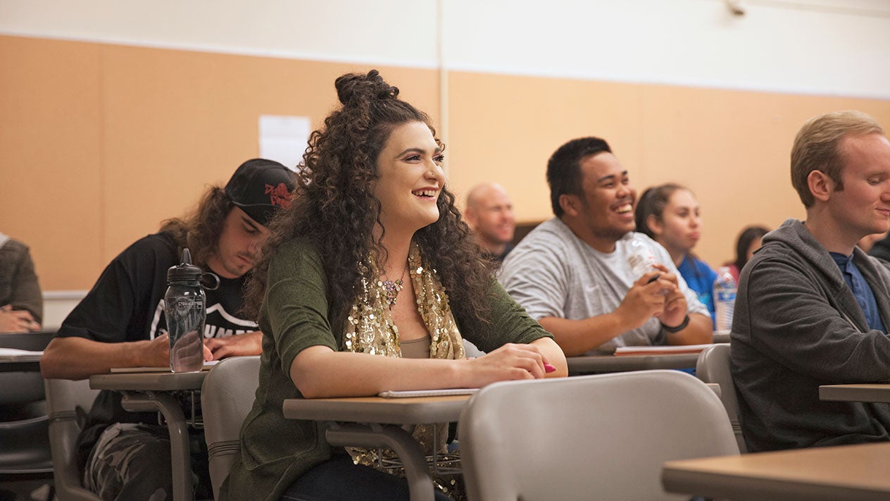 DVC students in class.