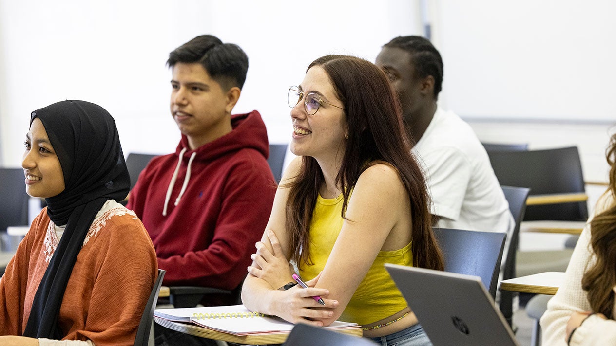DVC students in class.