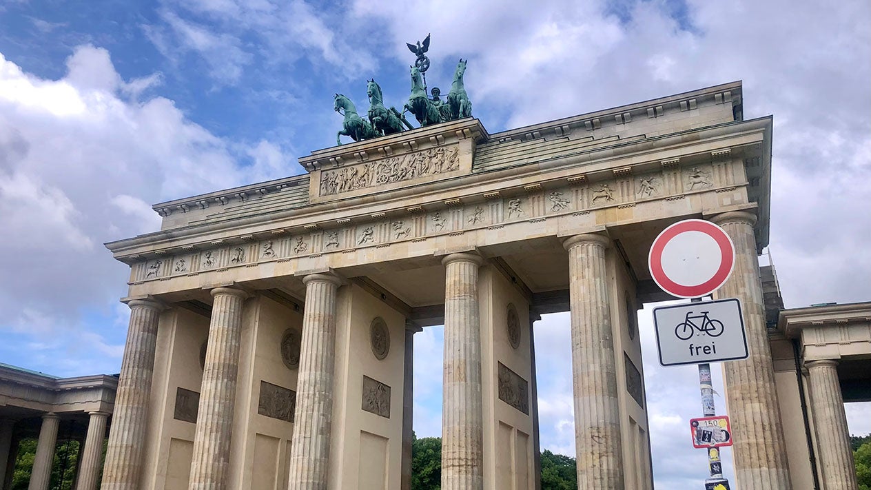 Brandenberg Gate, Berlin, Germany.