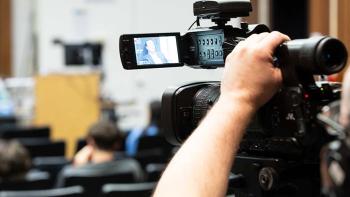 Journalism cameraman