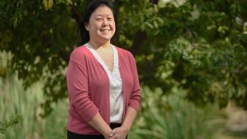 DVC community education and IBM cybersecurity student Roanna Gee on the DVC campus
