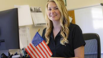 DVC alum and veteran Katie Edgecombe