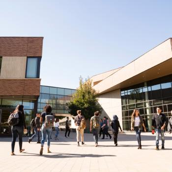 DVC students in the Commons.