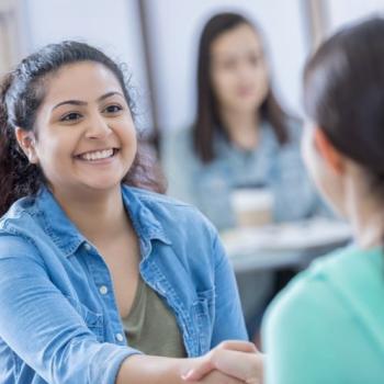 Employer interviews DVC student