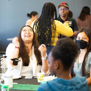DVC students at a campus event.