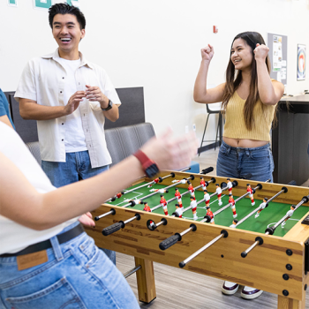 DVC students enjoying board games