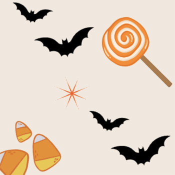 Halloween images collage graphic