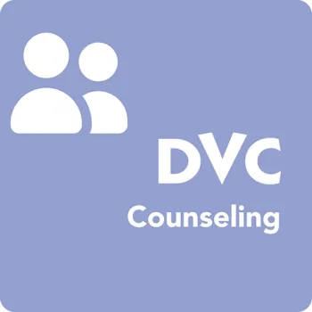 DVC Counseling department event logo graphic