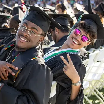 DVC graduates celebrating.