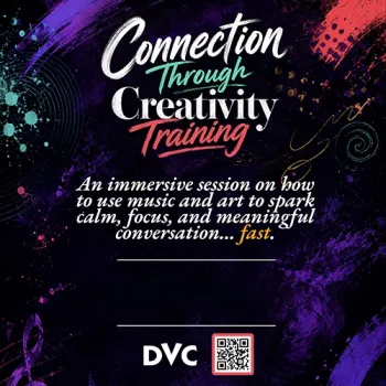 Connection through Creativity Training event graphic