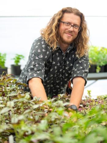 Michael Rada horticulture student