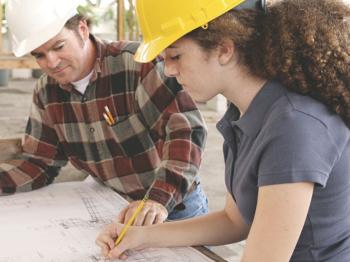 Engineering Student with Instructor
