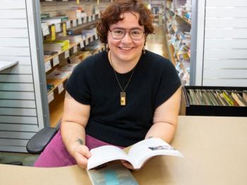 DVC library technology student Francis De Vecchi 