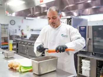 DVC culinary arts and hospitality student Casey Ferriera.